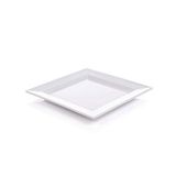 Gmb Nazen K-62 Termoset Kırılmaz-21 Cm Quadro Servis Tabağı 72 Adet Beyaz
