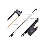 GMC MUSIC STORE Karbon Fiber Profesyonel 4/4 Tam Boy Keman Yayı - Carbon Arşe