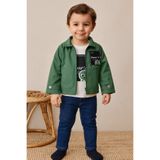 GMG Baby KOYU HAKİ YEŞİL TRENÇKOT - 3LÜ CEKET KOT PANTOLON TAKIM 2-3 Y 3-4Y 4-5Y 5-6YAŞ ERKEK