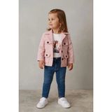GMG Collection Baby 3 Lü Set Kız Çocuk Takım Ceket - Trençkot & Pantolon & Body - 2 - 3 Yaş - Çok Renkli