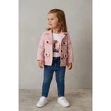 GMG Collection Baby 3 Lü Set Kız Çocuk Takım Ceket - Trençkot & Pantolon & Body - 5 - 6 Yaş - Çok Renkli