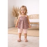 GMG Collection Baby Askılı Şort Tişört 2'li Takım Mor - 6 - 9 Ay - Renkli