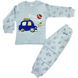 GMG Collection Baby Erkek Bebek Pijama Takımı - Mavi - 1 Yaş