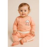 GMG Collection Baby Kız Bebek Rahat Giyim Pijama Takımı - Pembe - 12 Ay