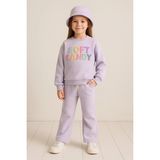 GMG Collection Baby Kız Çocuk Kışlık Lila Renk Soft Candy Pullu Takım 5Y6Y7Y8Y - 7 Yaş - Mor
