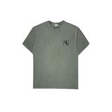 GMG FIRENZE Bisiklet Yaka Arkası Enjeksiyon Baskı%100 Pamuk Oversize T-Shirt, M, ZR24MSS03051-25S, HAKİ, Erkek