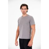 gmg firenze Bisiklet Yaka Cepli Basic Erkek T-Shirt - Gri