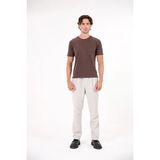 gmg firenze Bisiklet Yaka Cepli Basic Erkek T-Shirt - Kahverengi