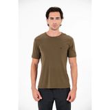 gmg firenze Bisiklet Yaka Erkek T-Shirt - Haki