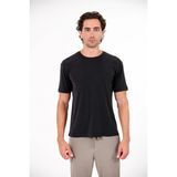 gmg firenze Bisiklet Yaka Erkek T-Shirt - Siyah