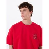 Gmg Fırenze Bisiklet Yaka Kırmızı Erkek T-Shirt GU25MSS03015
