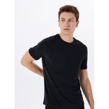 GMG FIRENZE Bisiklet Yaka Kol Ucu Duble Modal T-Shirt, M, 5003266363, Ekru, Erkek