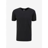 gmg firenze Bisiklet Yaka Önü Taşlı Yazılı %100 Pamuk Slim Fit Erkek T-shirt - Siyah