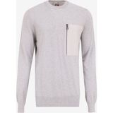 Gmg Fırenze Bisiklet Yaka Slim Fit Gri Melanj Erkek Kazak ZR24MFW04054