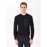 GMG FIRENZE Bisiklet Yaka Slim Fit Kazak, 2XL, 5003222630, Siyah, Erkek