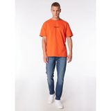 Gmg Fırenze Bisiklet Yaka Turuncu Erkek T-Shirt GU24MSS03010 - XL