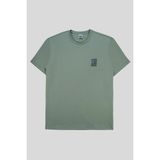 gmg firenze Bisiklet Yaka Yeah Baskılı Erkek T-Shirt - Mint