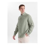 GMG FIRENZE Düğmeli Regular Fit Gömlek, M, 5003368355, MINT, Erkek