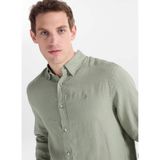 GMG FIRENZE Düğmeli Regular Fit Gömlek, S, 5003368355, MINT, Erkek