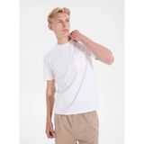 gmg firenze Gmg Fırenze Beyaz Erkek Regular Fit T-Shirt GU26MSS03020 - 2XL