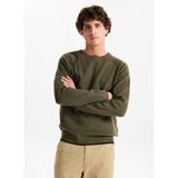 gmg firenze Gmg Fırenze Bisiklet Yaka Slim Fit Haki Erkek Kazak GU25MFW04029 - XL
