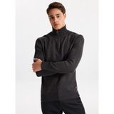 gmg firenze Gmg Fırenze Dik Yaka Regular Fit Antrasit Erkek Kazak GU25MFW04026