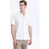 gmg firenze Gmg Fırenze Ekru Erkek Apaş Regular Fit Gömlek GU26MSS02203 - 2XL