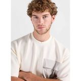 gmg firenze Gmg Fırenze Ekru Erkek Bisiklet Yaka Regular Fit T-Shirt GU26MSS03000