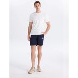 gmg firenze Gmg Fırenze Ekru Erkek Slim Fit Geometrik Desen T-Shirt GU26MSS03006