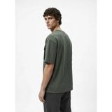 gmg firenze Gmg Fırenze Haki Erkek Regular Fit T-Shirt GU26MSS03000