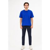 gmg firenze Gmg Fırenze Lacivert Erkek Bisiklet Yaka Oversize T-Shirt GU26MSS04010