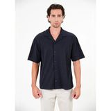gmg firenze Gmg Fırenze Lacivert Erkek Regular Fit Gömlek GU26MSS02223 - XL