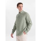gmg firenze Gmg Fırenze Mınt Erkek Düğmeli Regular Fit Gömlek GU26MSS02213 - Mint