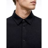 gmg firenze Gmg Fırenze Siyah Erkek Düğmeli Regular Fit Gömlek GU26MSS02221 - XL