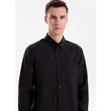 gmg firenze Gmg Fırenze Siyah Erkek Gömlek Yaka Regular Fit Gömlek GU26MSS15007 - XL