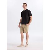 gmg firenze Gmg Fırenze Siyah Erkek Regular Fit Fitilli Desenli T-Shirt GU26MSS03045