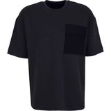 gmg firenze Gmg Fırenze Siyah Erkek Regular Fit T-Shirt GU26MSS03000 - 2XL