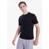 gmg firenze Gmg Fırenze Siyah Erkek Regular Fit T-Shirt GU26MSS03020