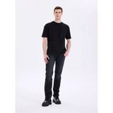 gmg firenze Gmg Fırenze Siyah Erkek Regular Fit T-Shirt GU26MSS03024