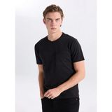 gmg firenze Gmg Fırenze Siyah Erkek Slim Fit T-Shirt GU26MSS03003 - XL