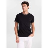 gmg firenze Gmg Fırenze Siyah Erkek Slim Fit T-Shirt GU26MSS03009