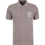 gmg firenze Gmg Fırenze Vizon Erkek Slim Fit Geometrik Desenli T-Shirt GU26MSS03017 - 2XL