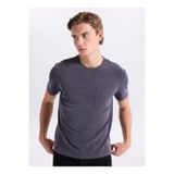 GMG FIRENZE İndigo Slim Fit T-Shirt, S, 5003368412, İndigo, Erkek