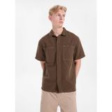 GMG FIRENZE Kahverengi Regular Fit Gömlek, M, 5003368373, Kahve, Erkek