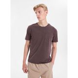 GMG FIRENZE Kahverengi Slim Fit T-Shirt GU26MSS03003, M, 5003368402, Kahve, Erkek