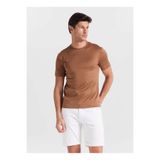 GMG FIRENZE Kahverengi Slim Fit T-Shirt GU26MSS03013, L, 5003368476, Karamel, Erkek