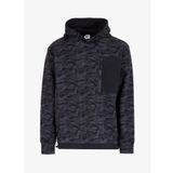 Gmg Fırenze Kapüşon Yaka Siyah Erkek Sweatshırt GU24MFW08011