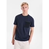 gmg firenze Lacivert Erkek Regular Fit T-Shirt GU26MSS03040 - Siyah