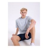 GMG FIRENZE Mavi Erkek Regular Fit Yazı Baskılı T-Shirt GU26MSS03023