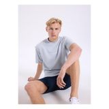GMG FIRENZE Mavi Regular Fit Yazı Baskılı T-Shirt, 2XL, 5003368500, Açık Mavi, Erkek